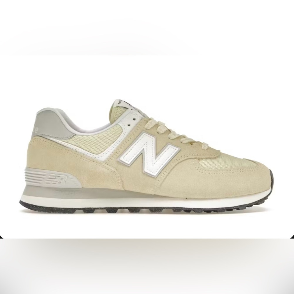 New Balance 574 Canary Yellow White